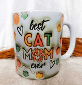 Best Cat Mum Büyük Boy Kupa