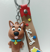 Scooby doo silikon lüks anahtarlık çanta aksesuar