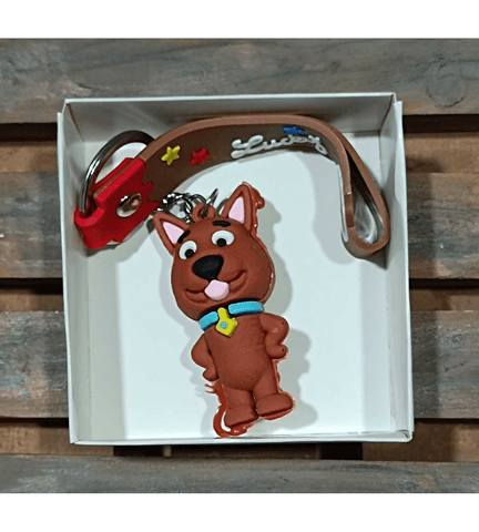 Scooby doo silikon lüks anahtarlık çanta aksesuar