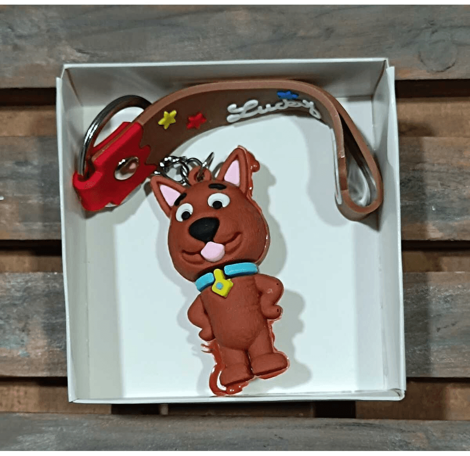 Scooby doo silikon lüks anahtarlık çanta aksesuar