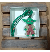 Baby yoda silikon lüks anahtarlık çanta aksesuar