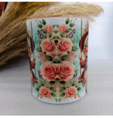 Vintage baskı büyük boy kupa