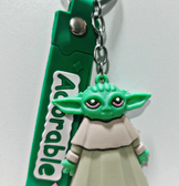 Baby yoda  silikon lüks anahtarlık çanta aksesuar