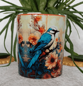 Vintage baskı büyük boy kupa