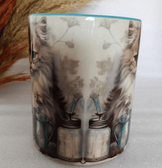 Kedi Vintage Baskı Büyük Boy Kupa