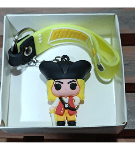 Karayip korsanları Elizabeth Swann silikon lüks anahtarlık çanta aksesuar