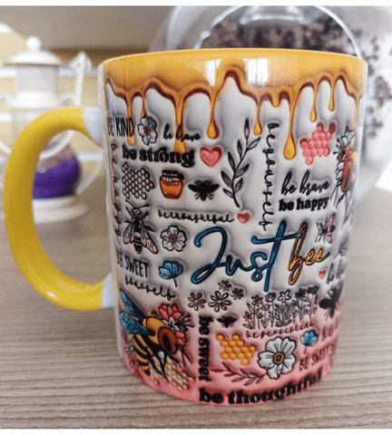 Bal Peteğim Büyük Boy Porselen Kupa