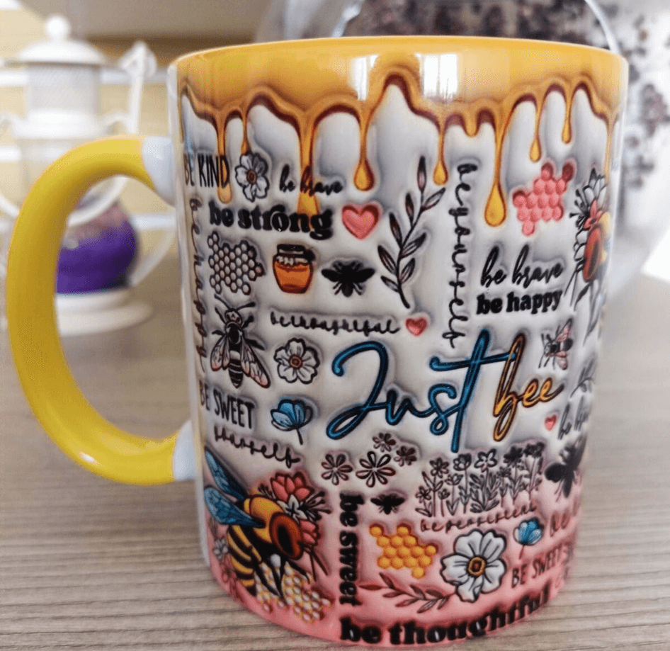 Bal Peteğim Büyük Boy Porselen Kupa