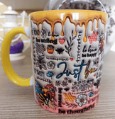 Bal Peteğim Büyük Boy Porselen Kupa