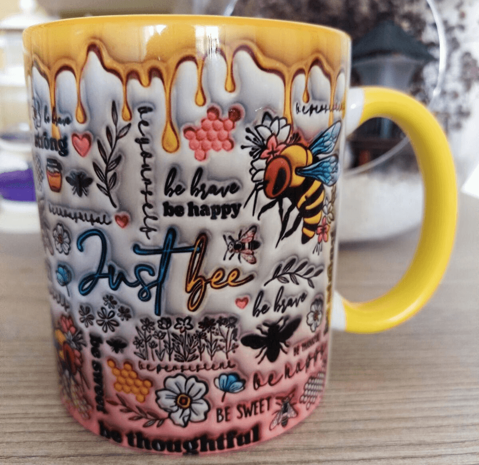 Bal Peteğim Büyük Boy Porselen Kupa