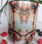 Vintage baskı büyük boy kupa