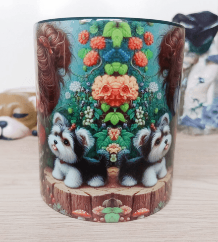 Vintage Tasarım Büyük Boy Kupa