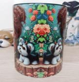 Vintage Tasarım Büyük Boy Kupa