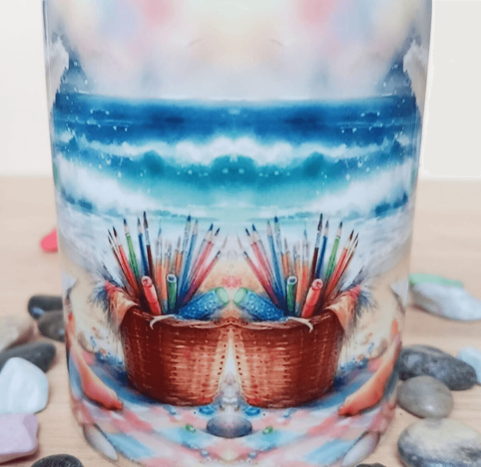 Vintage tasarım büyük boy kupa