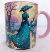 Vintage tasarım büyük boy kupa