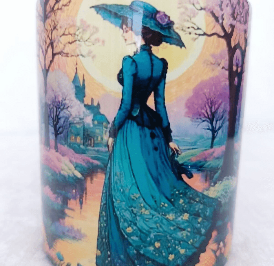 Vintage tasarım büyük boy kupa