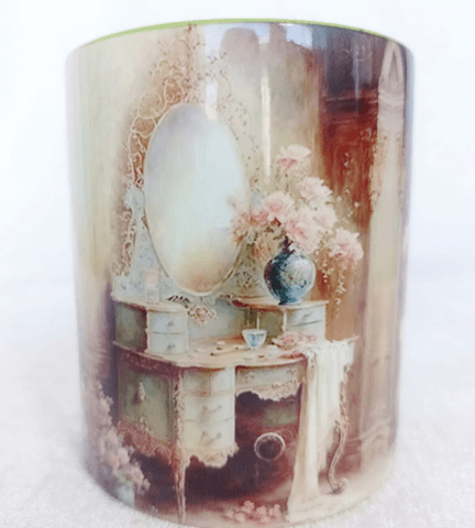 Vintage tasarım büyük boy kupa