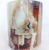 Vintage tasarım büyük boy kupa