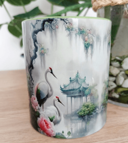 Vintage tasarım büyük boy kupa