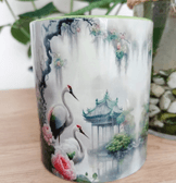 Vintage tasarım büyük boy kupa