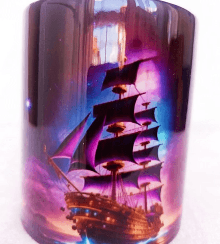 Vintage tasarım büyük boy kupa