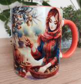 Vintage tasarım büyük boy kupa