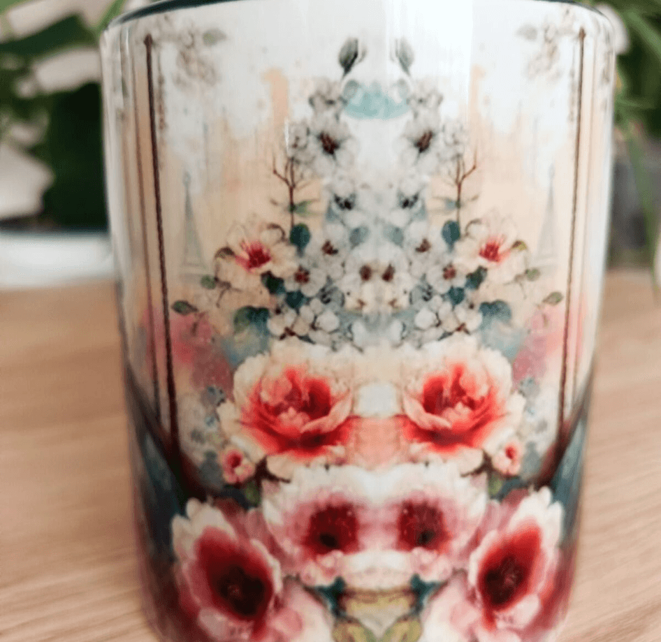 Vintage tasarım büyük boy kupa