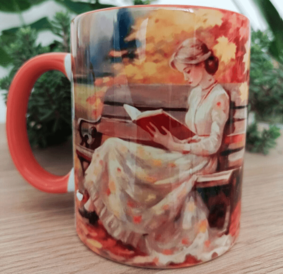 Vintage tasarım büyük boy kupa