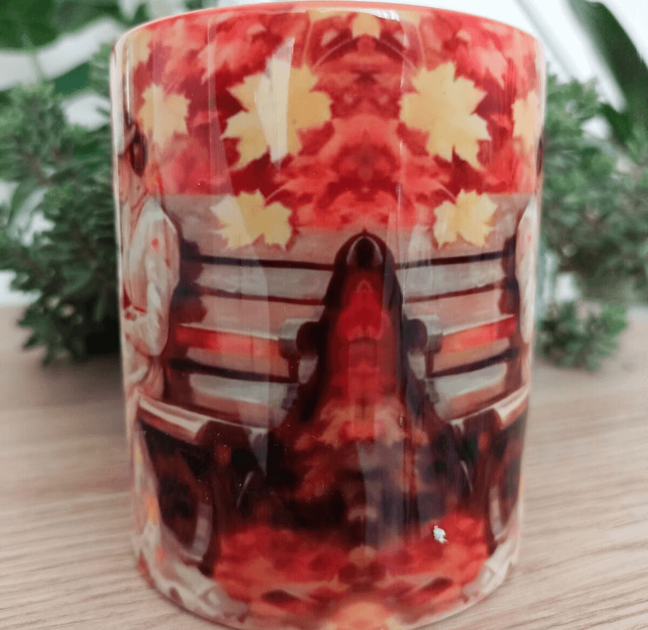 Vintage tasarım büyük boy kupa