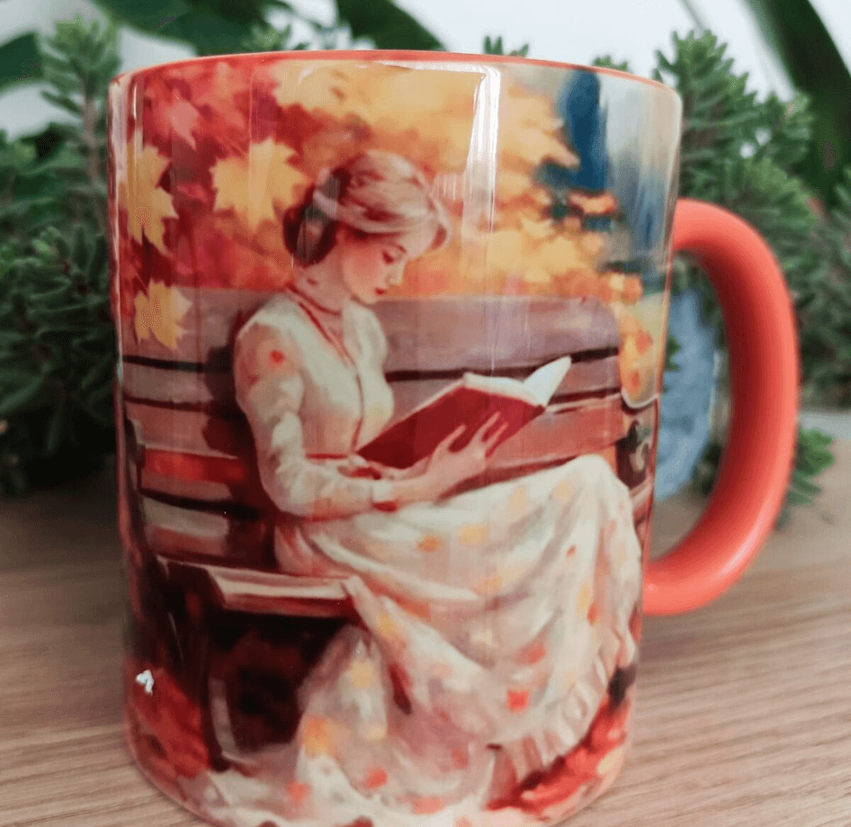 Vintage tasarım büyük boy kupa