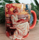 Vintage tasarım büyük boy kupa