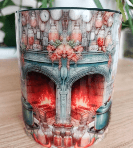 Vintage tasarım büyük boy kupa