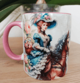 Vintage tasarım büyük boy kupa