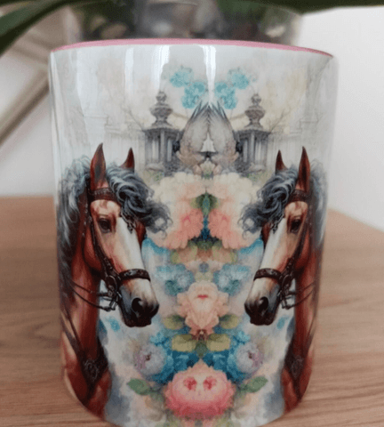 Vintage tasarım büyük boy kupa