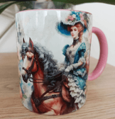 Vintage tasarım büyük boy kupa