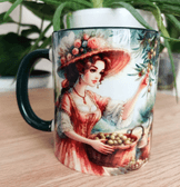 Vintage tasarım büyük boy kupa