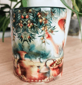 Vintage tasarım büyük boy kupa