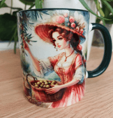 Vintage tasarım büyük boy kupa