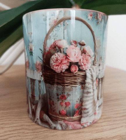 Vintage tasarım büyük boy kupa