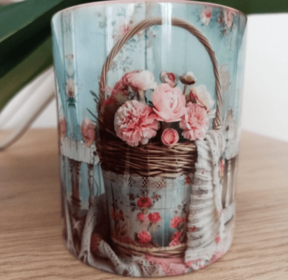 Vintage tasarım büyük boy kupa