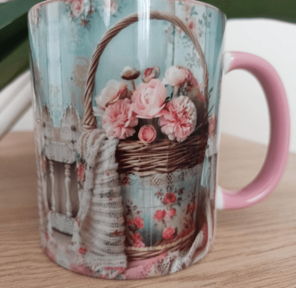 Vintage tasarım büyük boy kupa