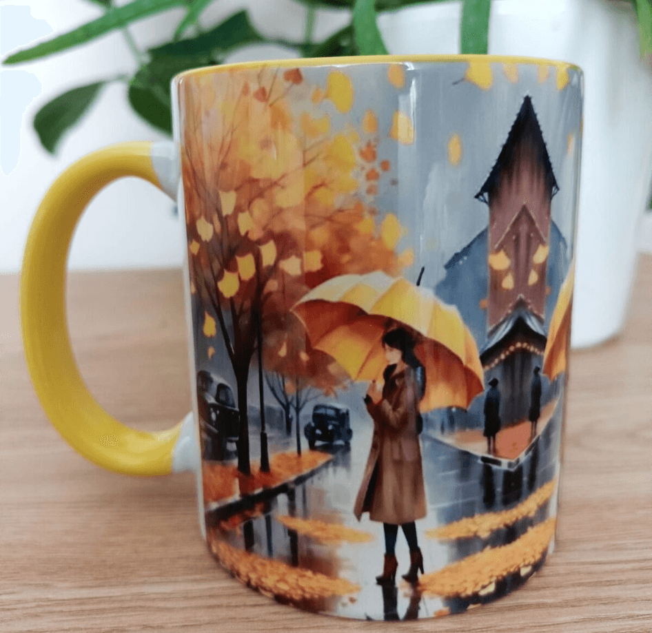 Vintage tasarım büyük boy kupa