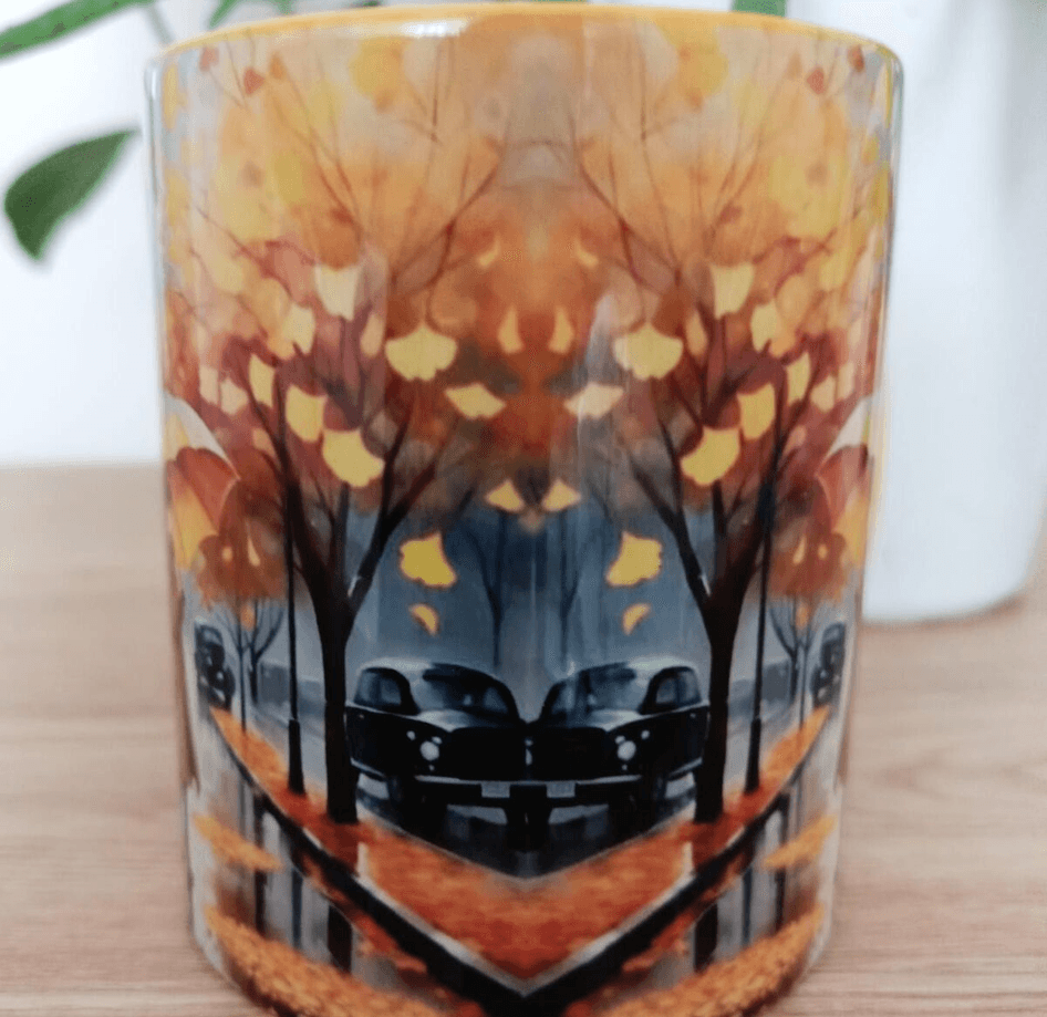 Vintage tasarım büyük boy kupa