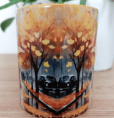 Vintage tasarım büyük boy kupa