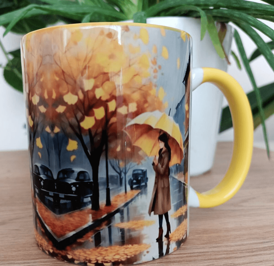 Vintage tasarım büyük boy kupa