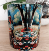 Vintage tasarım büyük boy kupa