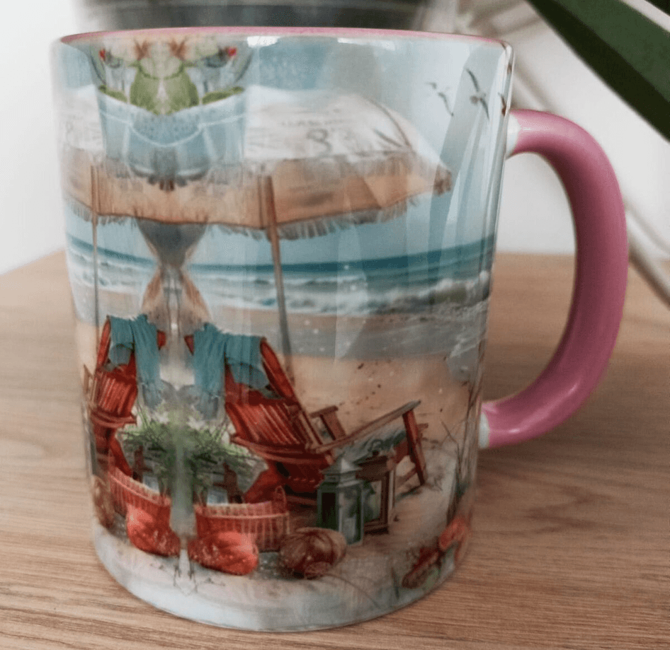 Vintage tasarım büyük boy kupa