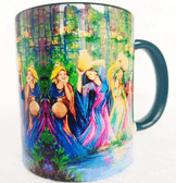 Vintage tasarım büyük boy kupa