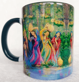 Vintage tasarım büyük boy kupa