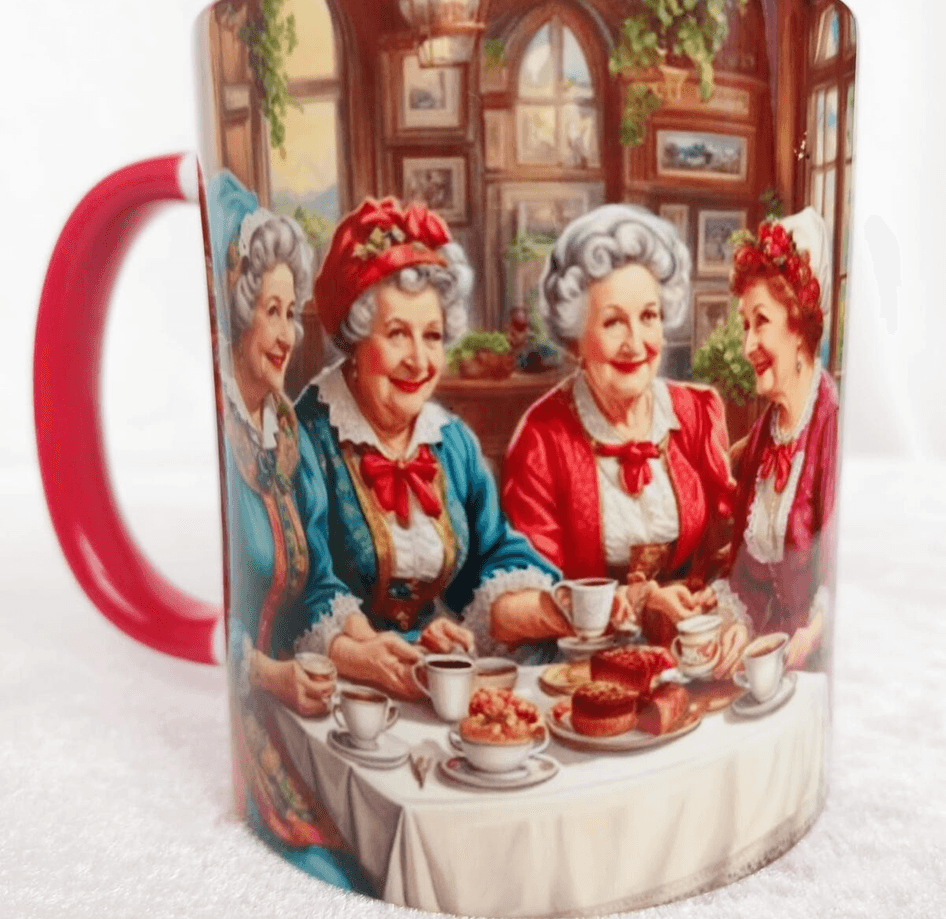 Gıybet vintage baskı büyük boy kupa